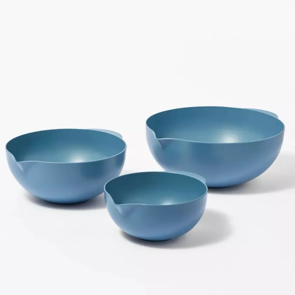 Figmint Blue Mixing Bowl Trio